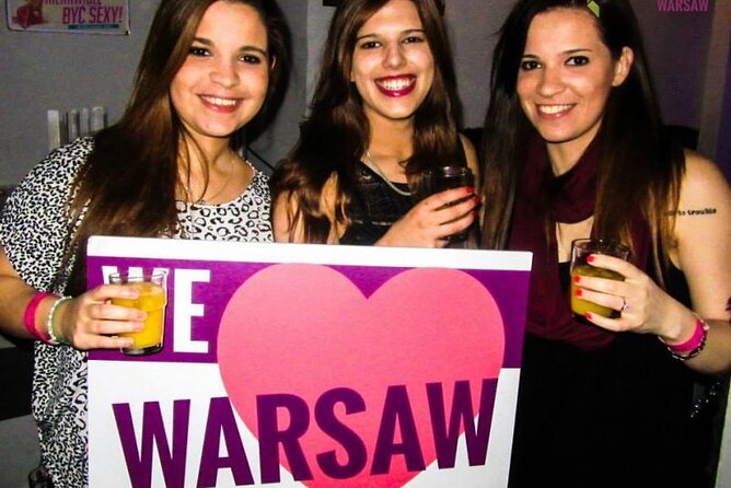 #1 Pub Crawl Warsaw with Optional Premium 1 Hour Open Bar - Ending in the Mazowiecka nightclub area (with skip-the-line entry)