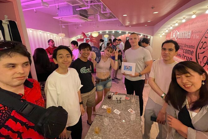 3-Hour Tokyo Pub Crawl Nightlife Welcome Guided Tour in Shibuya - MIRAI SAKE / KUBOTA SAKE BAR in Parco: traditional, easy to like