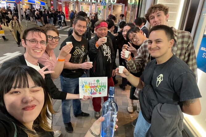 3Hour Osaka Pub Crawl Bar Hopping Nightlife Guided Tour in Namba - Stop 2: Kanemasa Liquor Store—Local-Looking Energy and Okonomiyaki at a Standing Spot