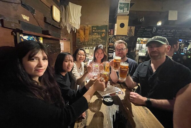 3Hour Osaka Pub Crawl Bar Hopping Nightlife Guided Tour in Namba - How the Free Shots Work (So You Don’t Get Surprised)