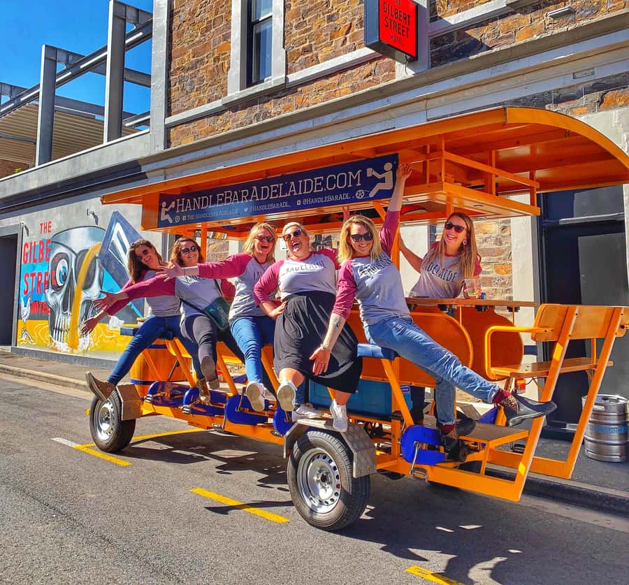 Adelaide: HandleBar Bike Tour with Pub Stops & Dinner Option - Your Playlist on the Aux: A Fun Way to Own the Evening