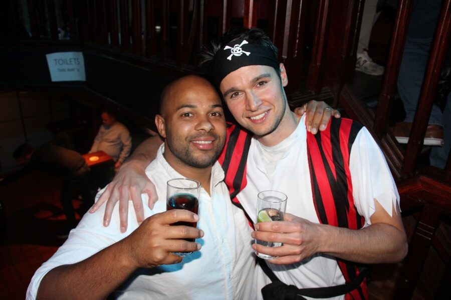 Amsterdam: Red-Light District Pub Crawl and Booze Boat Tour - The Pub Crawl Start at The Black Tiger Bar