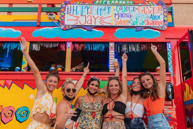 Aruba Happy Hour Party Bus Pub Crawl - Stop 1: Kukoo Kunuku and the welcome-shot start
