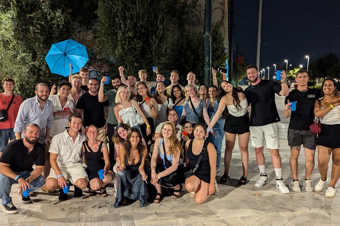 Athens Pub Crawl with 1hr Open Bar & VIP Nightclub Access - Psirri after dark: bar hopping with a real Athens nightlife feel