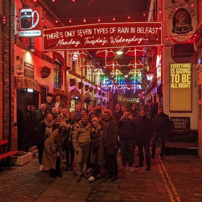 Belfast: Pub Crawl and Bar Walking Tour with Two Drinks - Your Two Included Drinks: Irish Cream or Whiskey