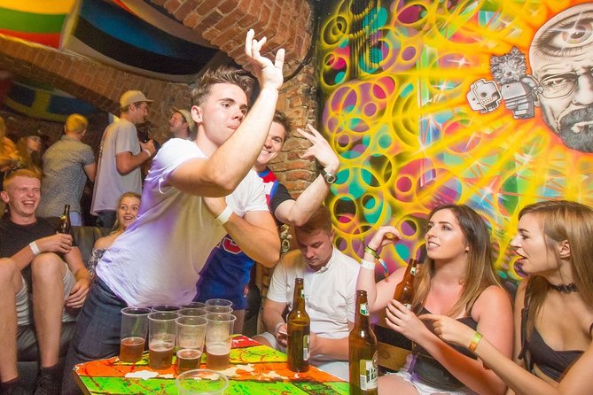 Drunken Monkey Pub Crawl with Open Bar & Club Entry - Start at U Milosrdných: Your First 2 Hours Set the Tone