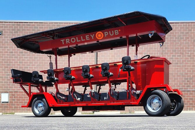 Explore Columbus on The Trolley Pub - Enter Columbus on an electric pedal pub