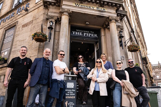 Explore Glasgow: Scottish Rogue Whisky Walking Pub Crawl - The Piper Whisky Bar: an award-winning stop that stays friendly