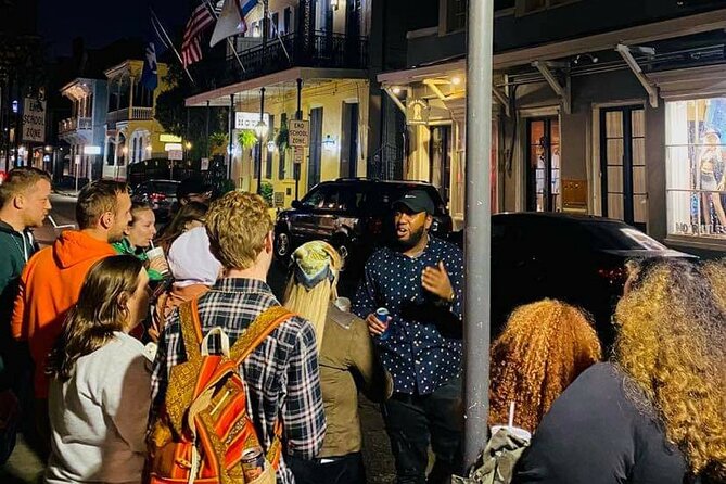 Ghost Tour and Haunted Pub Crawl Party with Free Shot - Stop 3: Lafitte’s Blacksmith Shop Bar for Pirate Legends and After-Dark Drinking
