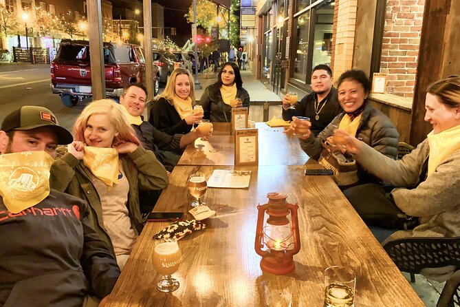 Golden Ghosts & Spirits Haunted Pub Crawl - Start at Goosetown Station: the route and the night vibe