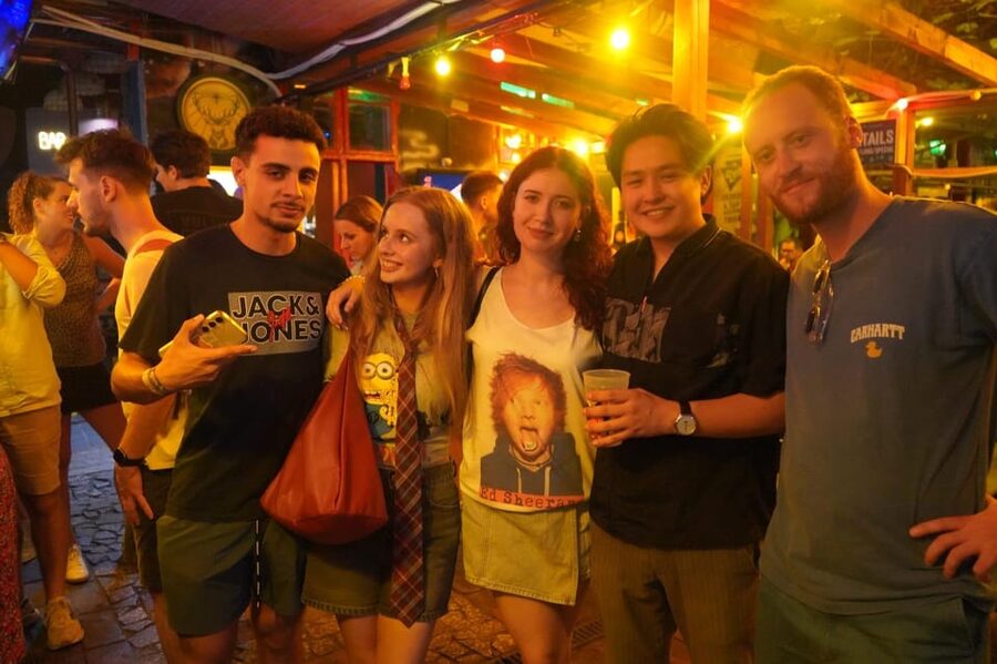 Hamburg: Reeperbahn Pub Crawl with Shots and Games - Beetles memorial and guide photo moments: getting real Hamburg photos