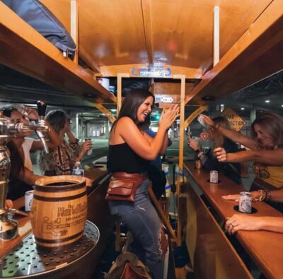Indianapolis: Open-Air Pedal Pub Tour - The Hangar start point: where the tour energy begins