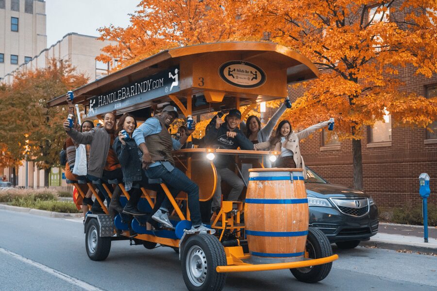 Indianapolis: Open-Air Pedal Pub Tour - Viewpoint sightseeing for 20 minutes: see Indy from another angle