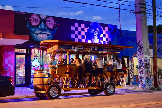Miami Pedal Pub: Arts District Party Bike Pub Crawl - Price and Timing: What $58 Buys You in Real Life