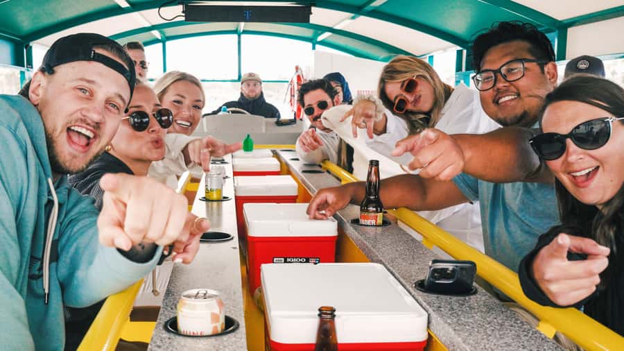 Mission Bay San Diego: Paddle Pub Party Cruise - Games, music, and keeping the energy social