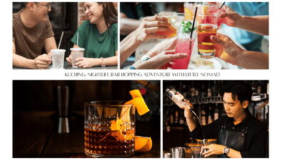 Nomadic Nightfall: Kuching Pub Crawl Adventure - Your 8:00 PM to midnight rhythm: speakeasy to rooftop to gastropub