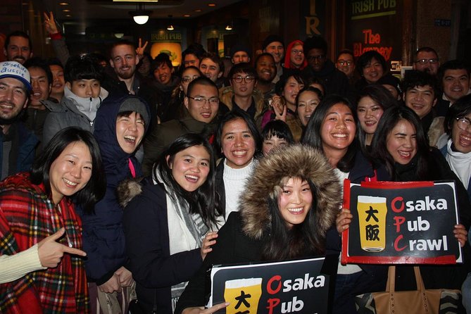 Osaka Pub Crawl and Nightlife Tour - Ending in the nightclub: what’s included and what costs extra