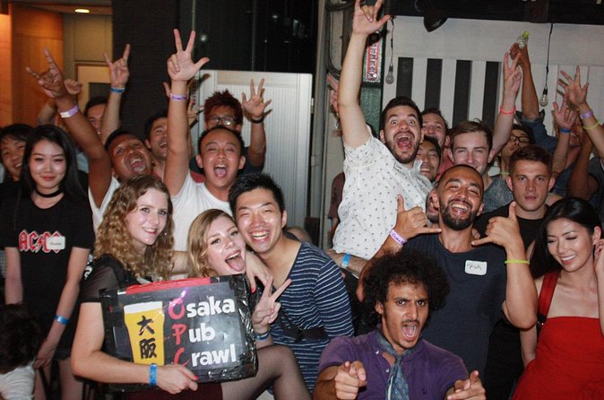 Osaka Pub Crawl and Nightlife Tour - Group size, age mix, and meeting people fast