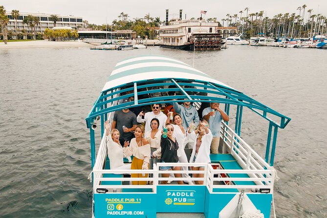 Paddle Pub San Diego Party Cruise: Drinks & Dancing for up to 26 - The 90-minute route: Mission Bay to Belmont Park to SeaWorld side views