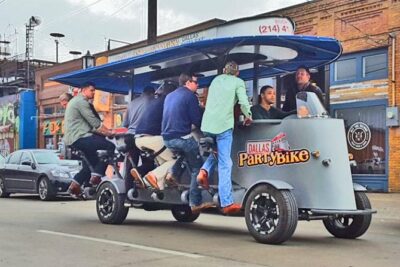 Party Bike Pub Crawl in Deep Ellum and Downtown Dallas - The route starts in Deep Ellum at 3909 Elm St
