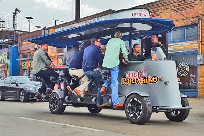 Party Bike Pub Crawl in Deep Ellum and Downtown Dallas - The route starts in Deep Ellum at 3909 Elm St