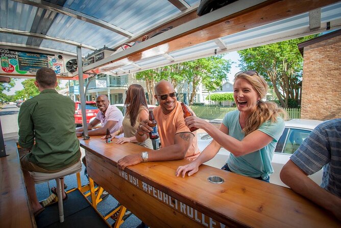 Party Bike Pub Crawl of Downtown Pensacola - The Trolley Experience: Seats, Pace, and Group Size