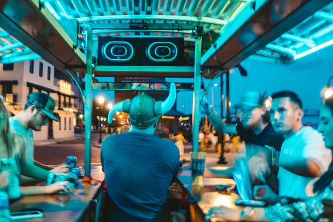 Party Bike through St. Pete with Bar+Mural Stops on Trolley Pub - Meeting at 3 Daughters Brewing: your launch point and reset zone