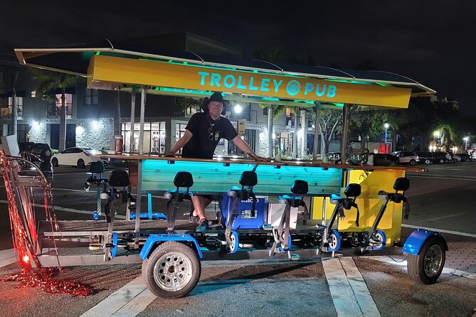 Party Bike through St. Pete with Bar+Mural Stops on Trolley Pub - Stop 2: Ferg’s Sports Bar & Grill for a classic game-day break