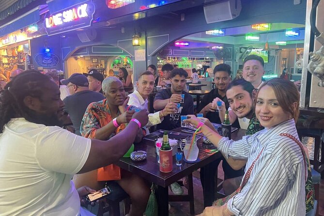 Phuket Guided Pub Crawl - Stop 1 on Bangla Road: your first included shot and a quick social reset