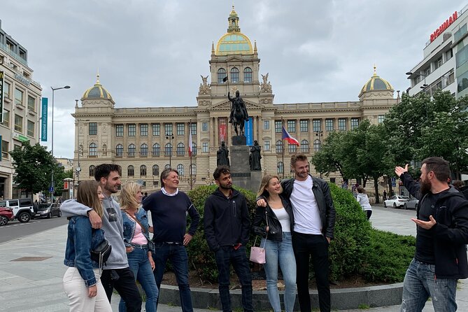 Prague Historic Pub Tour with Drinks Included - Charles Bridge route: cobblestones, Jewish Quarter, and a theatre stop