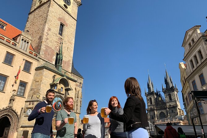 Prague Historic Pub Tour with Drinks Included - The guide experience: games, laughs, and quick Prague orientation