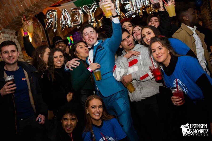 Prague: Pub Crawl with Open Bar and VIP Entry - The open bar at Drunken Monkey: what unlimited really means here