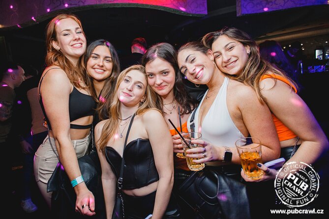 Prague Pub Crawl with Unlimited Drinks & 5 story club Entry - Stop 2: Chapeau Rouge 8:00 PM Open Bar Countdown