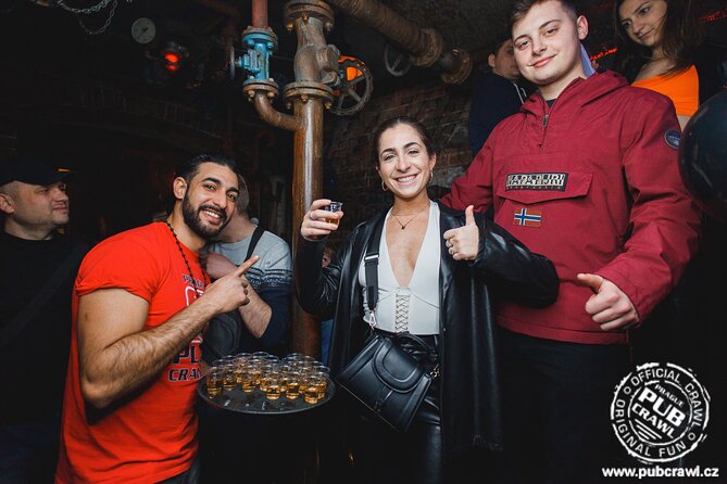 Prague Pub Crawl with Unlimited Drinks & 5 story club Entry - Stop 3: Karlovy Lazne VIP Entry and the Five-Floor Finish
