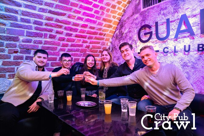 Pub Crawl Unlimited Drinks then 5 Best Clubs in Krakow with VIP - Stop 1 at Eros Bound: A Quick Launch into the Night