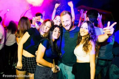 Rome's Ultimate Party aka the Spanish Steps Pub Crawl - What you get for $41.13: drinks, pizza, and club entry (value check)