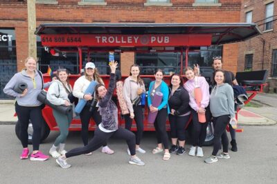 Shared Yoga and Coffee Experience On The Trolley Pub - The 9:00 am start at 152 N Young St