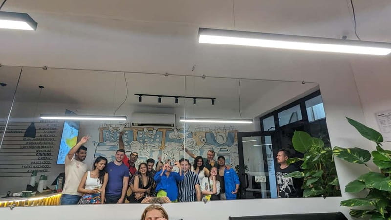 Tbilisi: Irine's Pub Crawls - Entering the Night: Fabrika Hostel Meeting Point