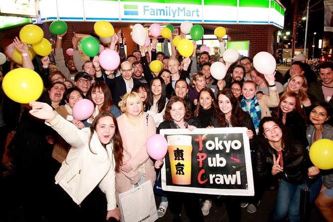 Tokyo Pub Crawl - The Hosts and the Social Part (KT, Mai, Andrew Energy)