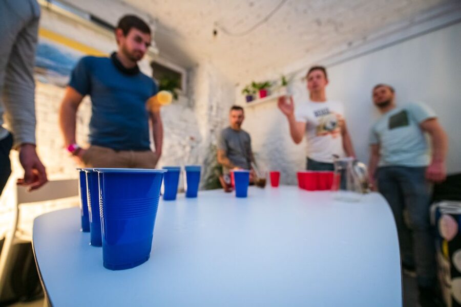 Warsaw: The Original Pub Crawl - Stop 1 bar + welcome shot: how the guides set the pace
