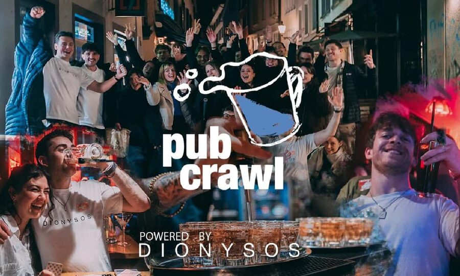 Zurich Pub Crawl - Dionysos Zurich Pub Crawl - Bar stops and the one-shot-per-bar deal